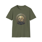 Ocean Brand Vintage Logo T-Shirt — Nautical Sun & Waves Graphic
