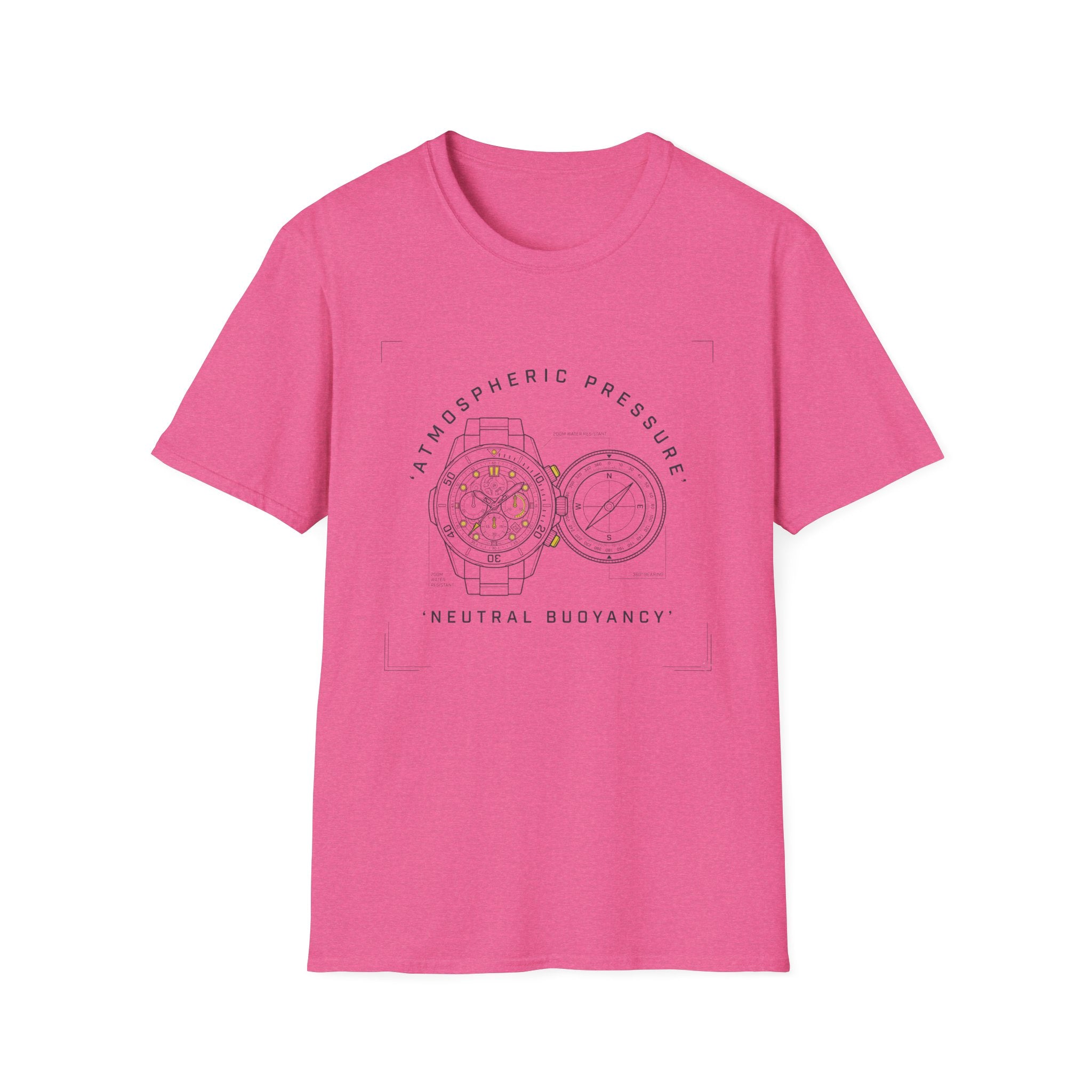 Atmospheric Pressure Diagram T-Shirt — Neutral Buoyancy Science Tee