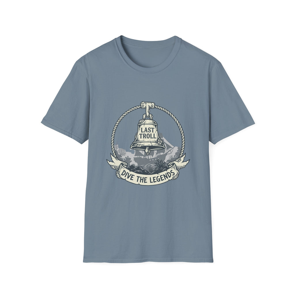 T-Shirt — 'Last Troll' Nautical Dive Badge Tee (Dive the Legends)