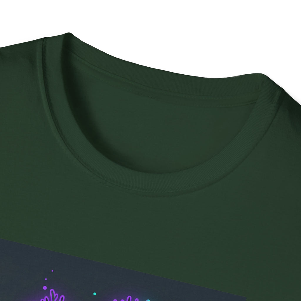 T-shirt Ginkgo clair de lune — Tee-shirt floral Jardin nocturne