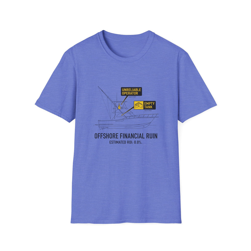 T-Shirt — "Offshore Financial Ruin" Diagram Graphic Tee