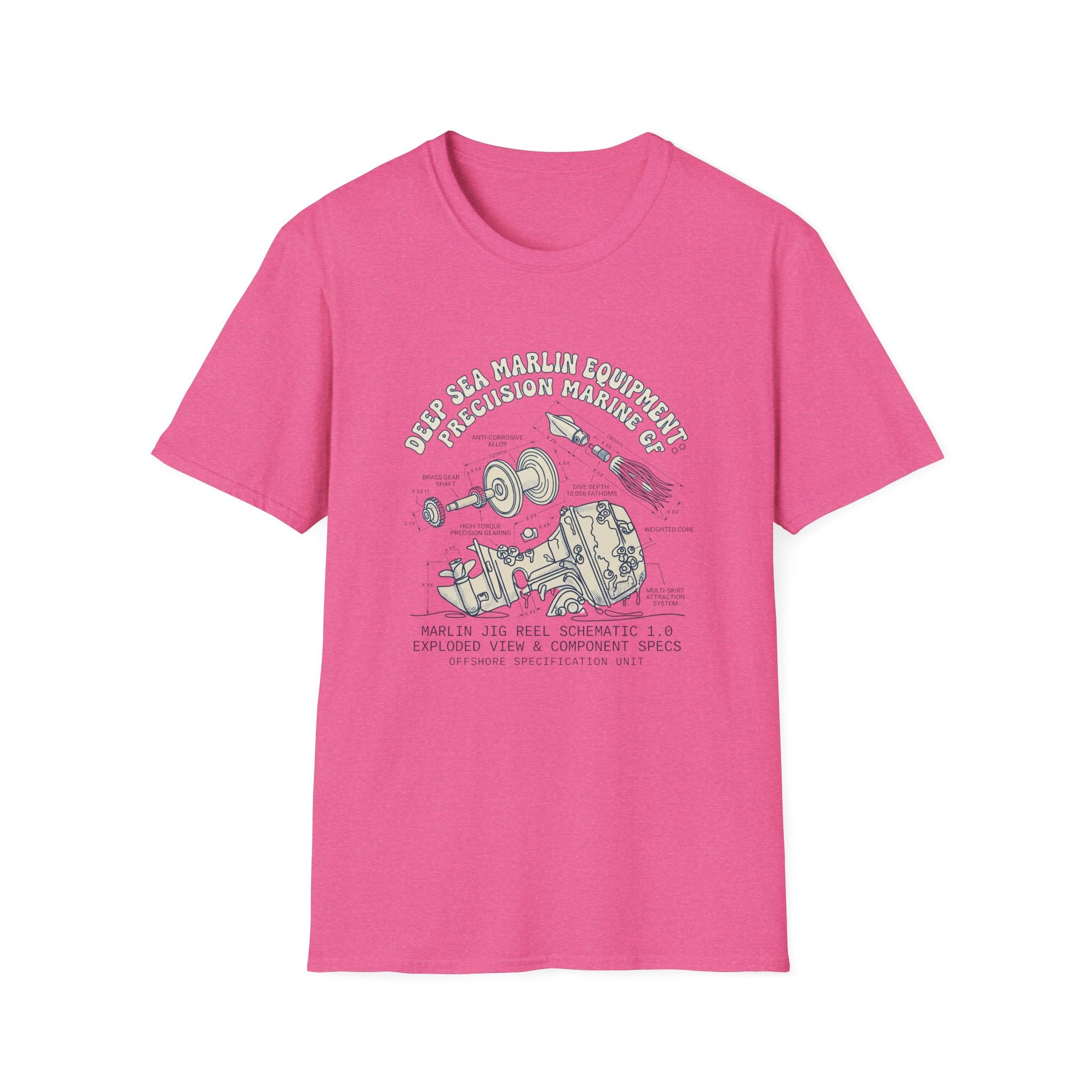 Vintage Space Capsule Diagram T-Shirt — Apollo Rocket Science Illustration Tee