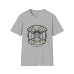 Wreck Hunters Atlantic Crew T‑Shirt — Pirate Skull & Anchor Nautical Graphic Tee