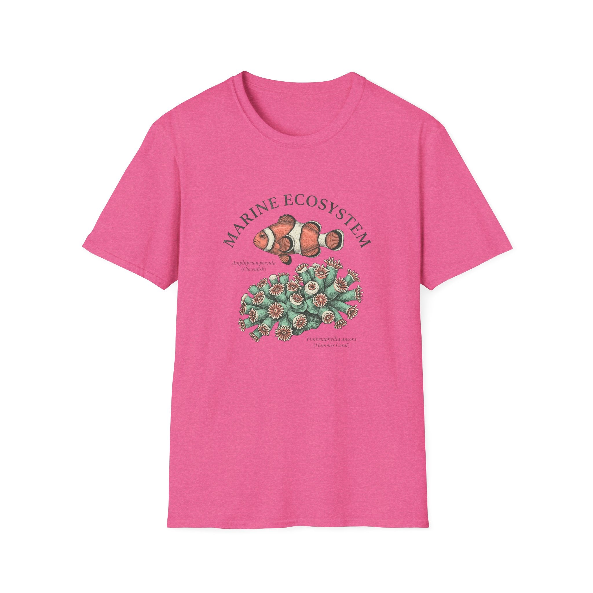 Marine Ecosystem Clownfish & Coral T-Shirt
