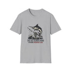The Sea Always Wins Marlin T-Shirt - Offshore Fishing Graphic Tee