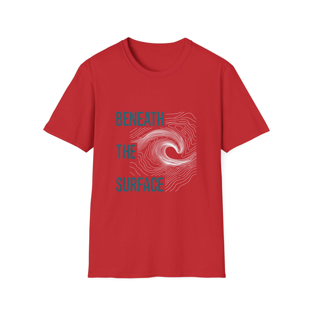 T-Shirt — "Beneath the Surface" Ocean Wave Graphic Tee