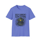 Deep Current T-Shirt — 'Deep Current 10,000 Fathoms' Vintage Diver Graphic Tee