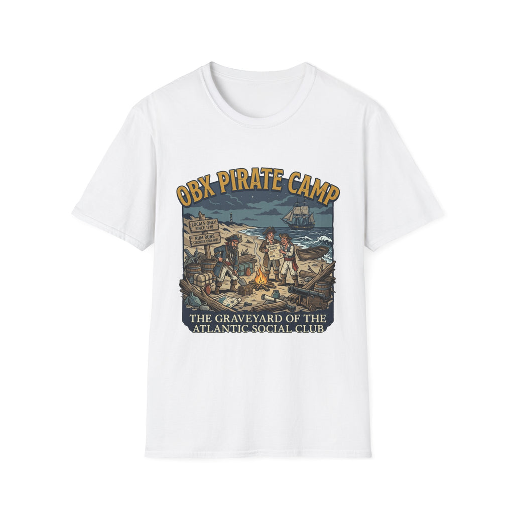 OBX Pirate Camp T-Shirt — Coastal Pirate Adventure Tee