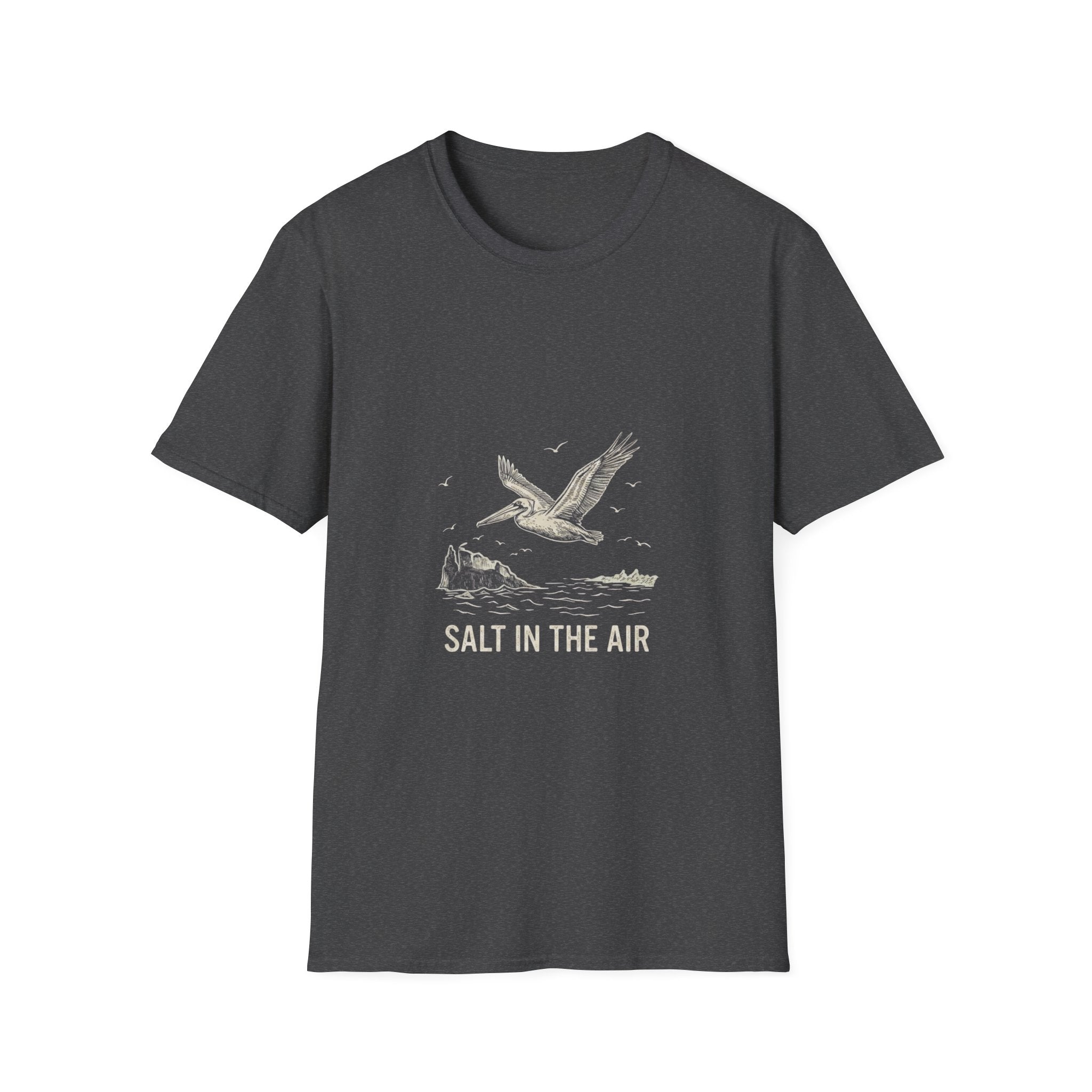 Salt in the Air Seagull Beach T-Shirt