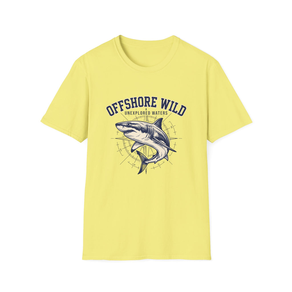 Shark Tee – "Offshore Wild" Graphic Fishing T-Shirt