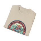 Octopus Bubble Blower T-Shirt — "Professional Bubble Blower" Retro Nautical Tee