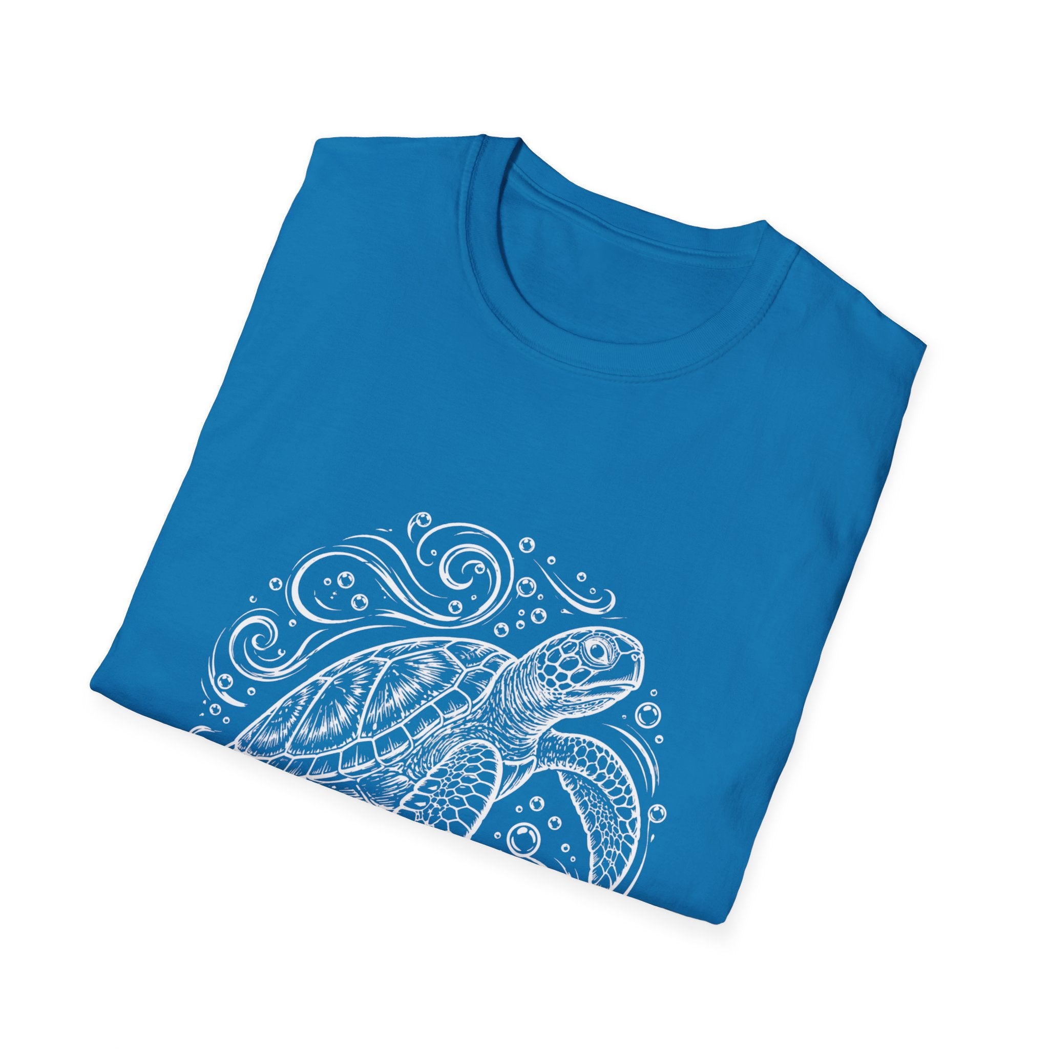 Sea Turtle Mandala T-Shirt – Hand-Drawn Ocean Art Tee