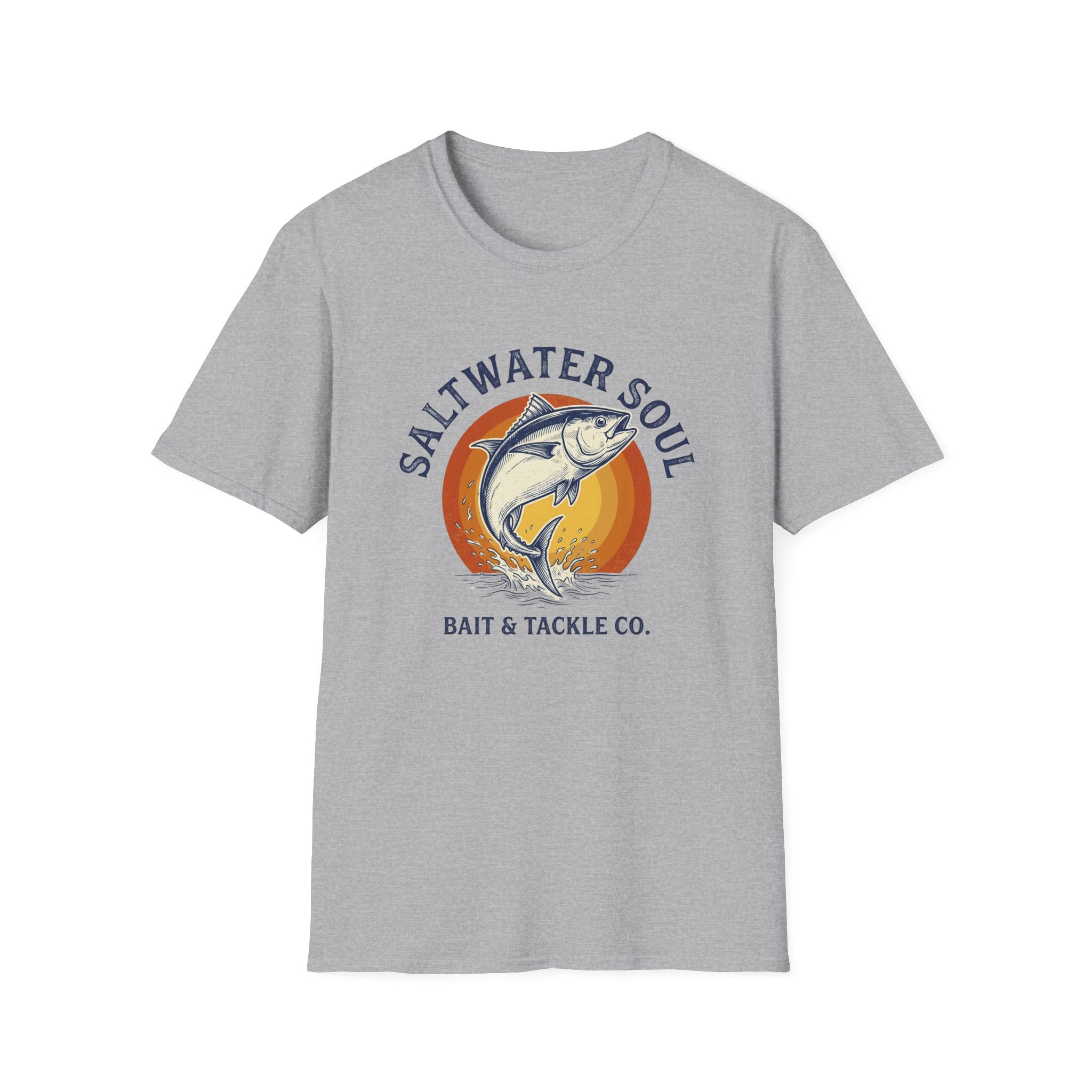 T-shirt de pêche Saltwater Soul — T-shirt côtier Appâts et matériel de pêche
