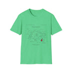 Anglerfish Anatomy Tee — Scientific Diagram Fish T-Shirt with “Anatomy of an Anglerfish” Design