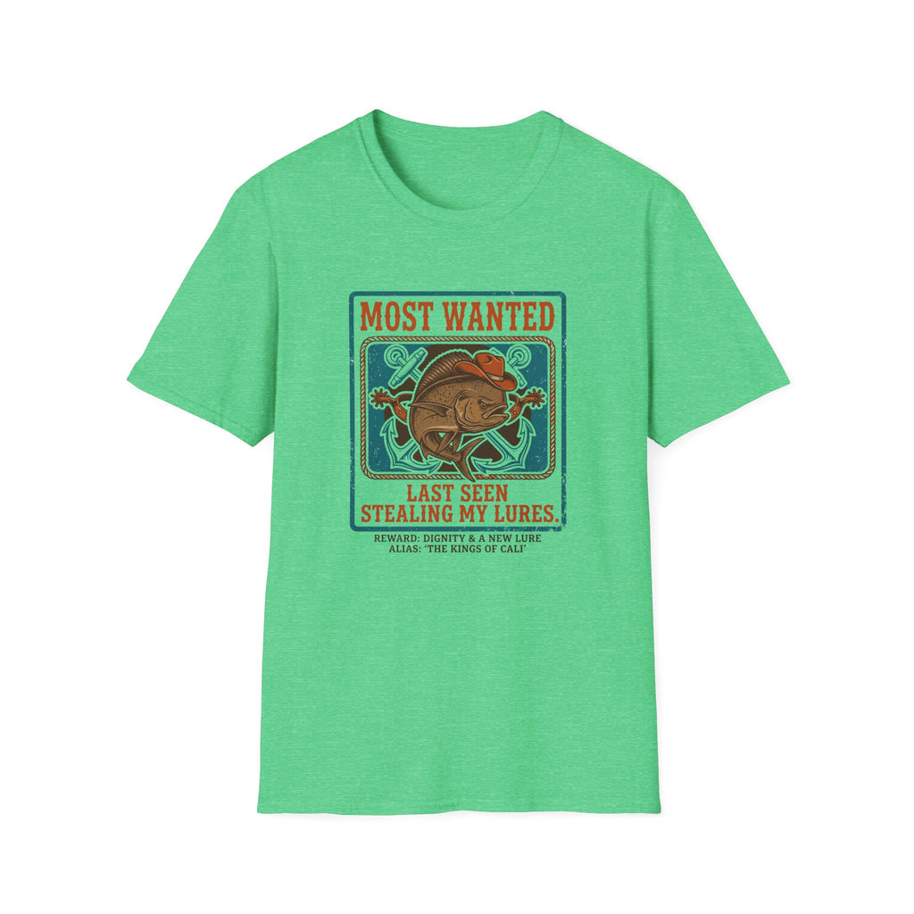 T-shirt de Pêche Recherché - "Vu pour la Dernière Fois en Train de Voler Mes Appâts"