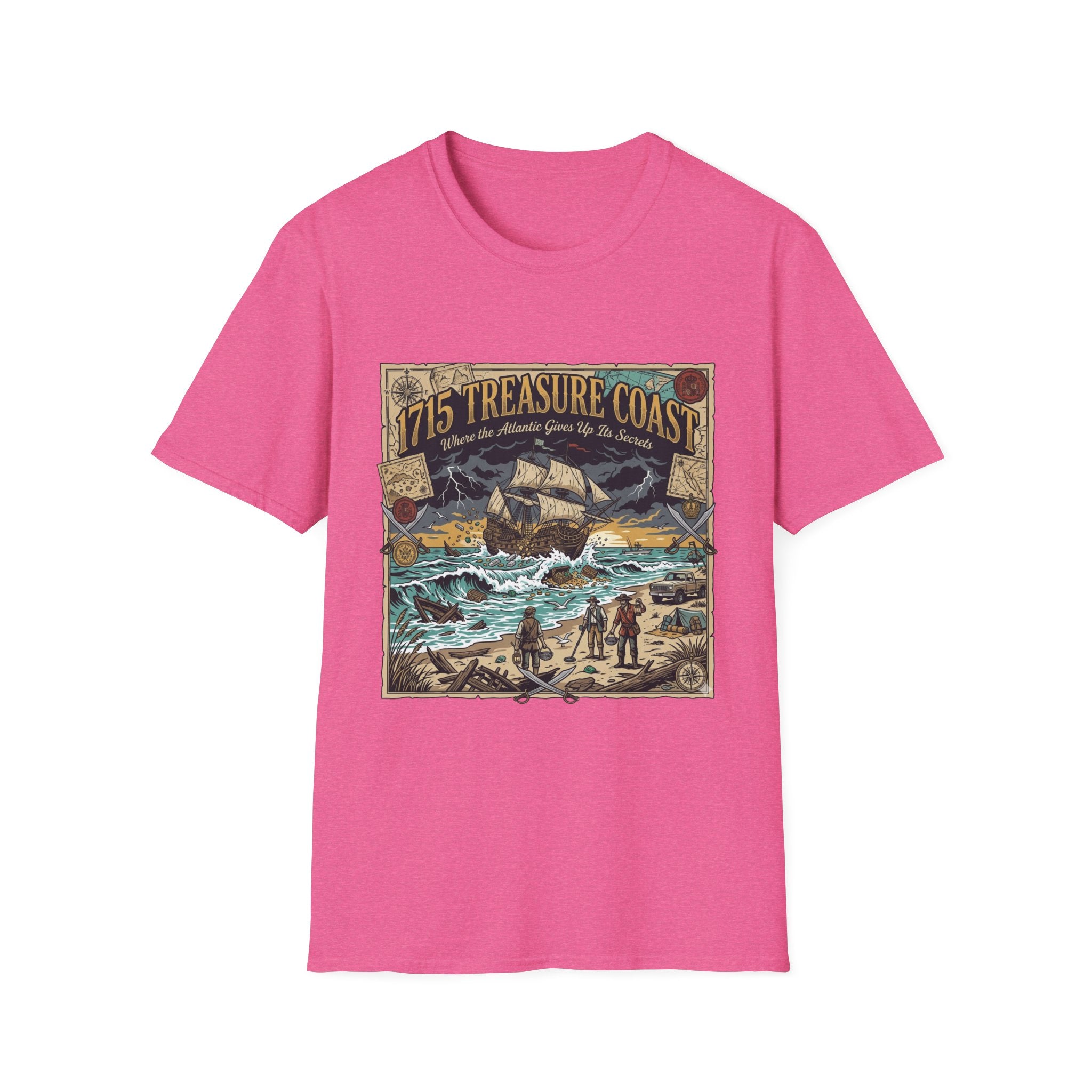 Treasure Coast 1715 Vintage Ship T-Shirt