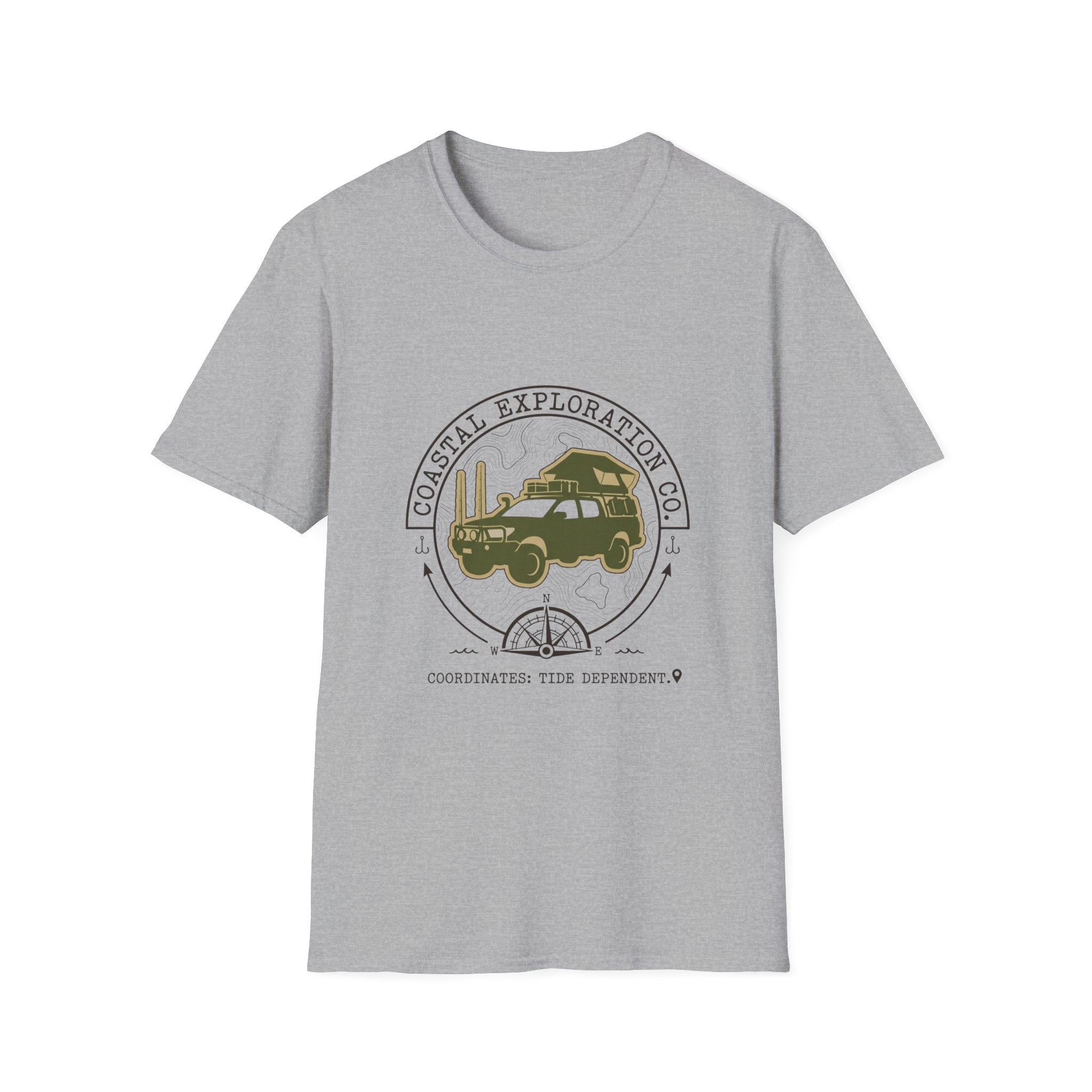 Coastal Exploration Jeep T-Shirt – Adventure Off-Road Graphic Tee