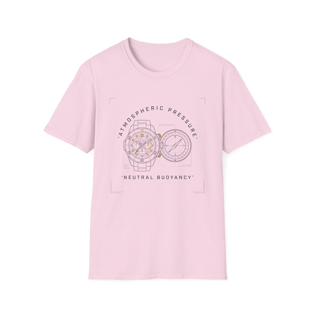 Atmospheric Pressure Diagram T-Shirt — Neutral Buoyancy Science Tee