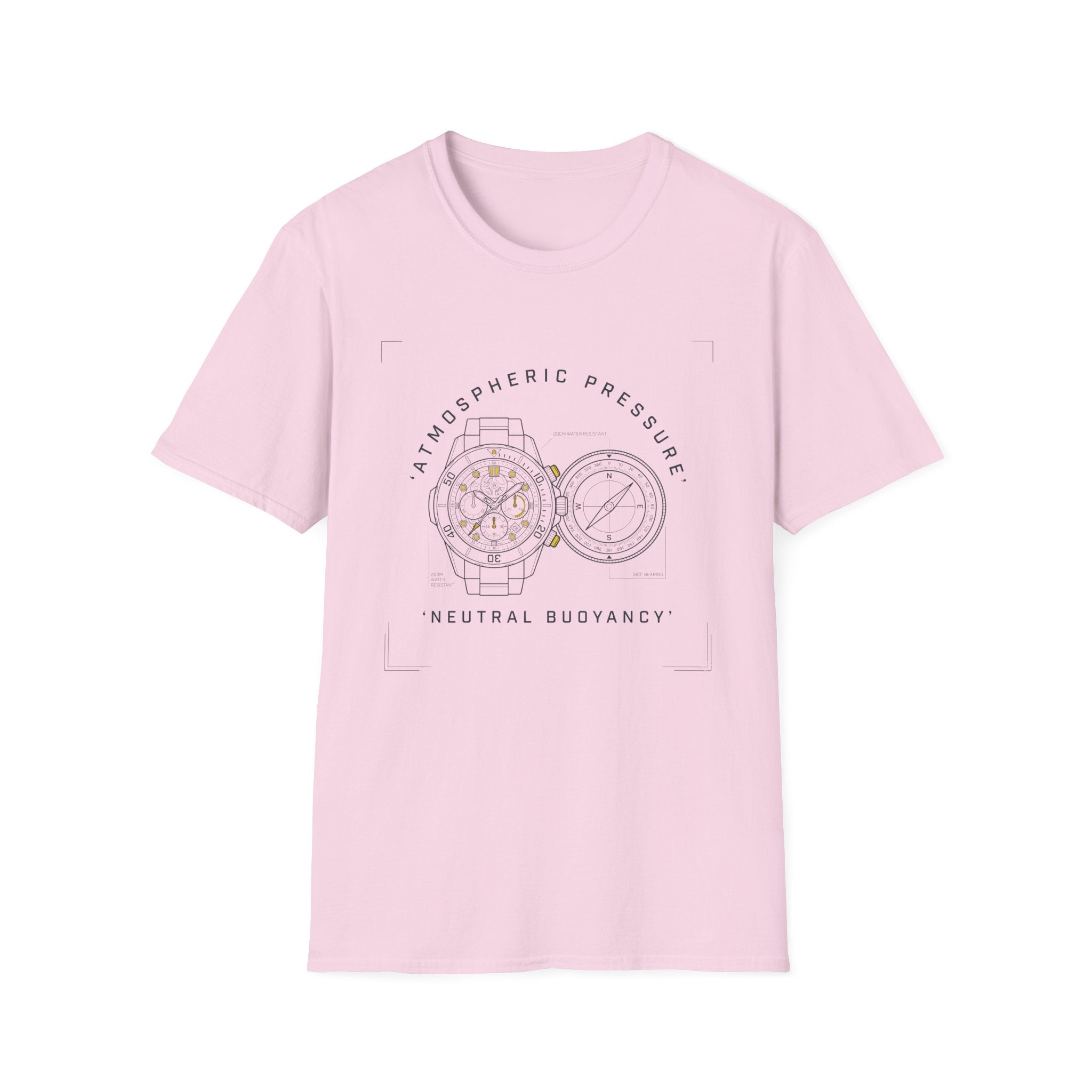 Atmospheric Pressure Diagram T-Shirt — Neutral Buoyancy Science Tee