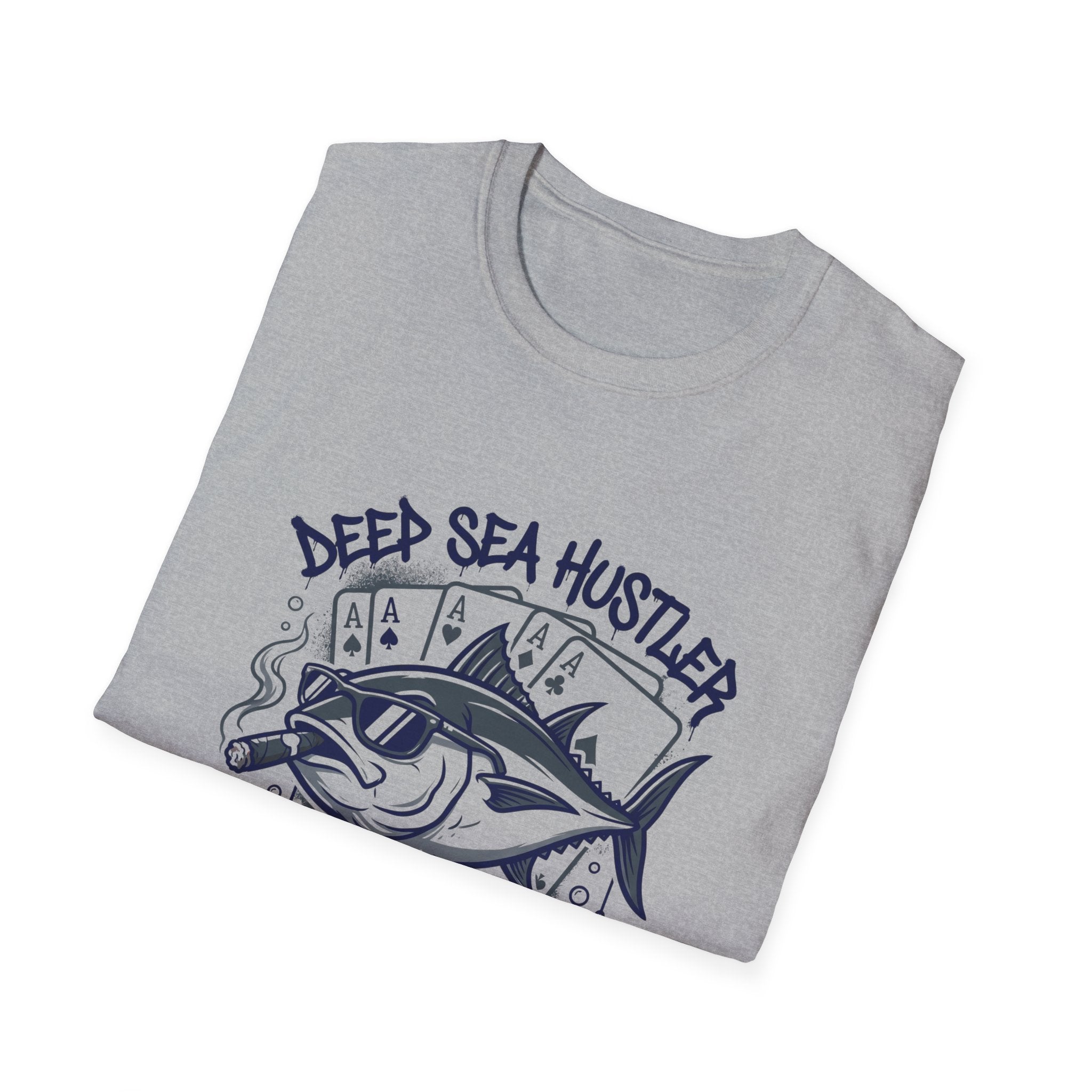 T-shirt Deep Sea Hustler – T-shirt de pêche "Sink Hooks, Stack Aces"