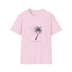Palm Tree Graphic T-Shirt — Minimal Coastal Vibe (The California Dream)
