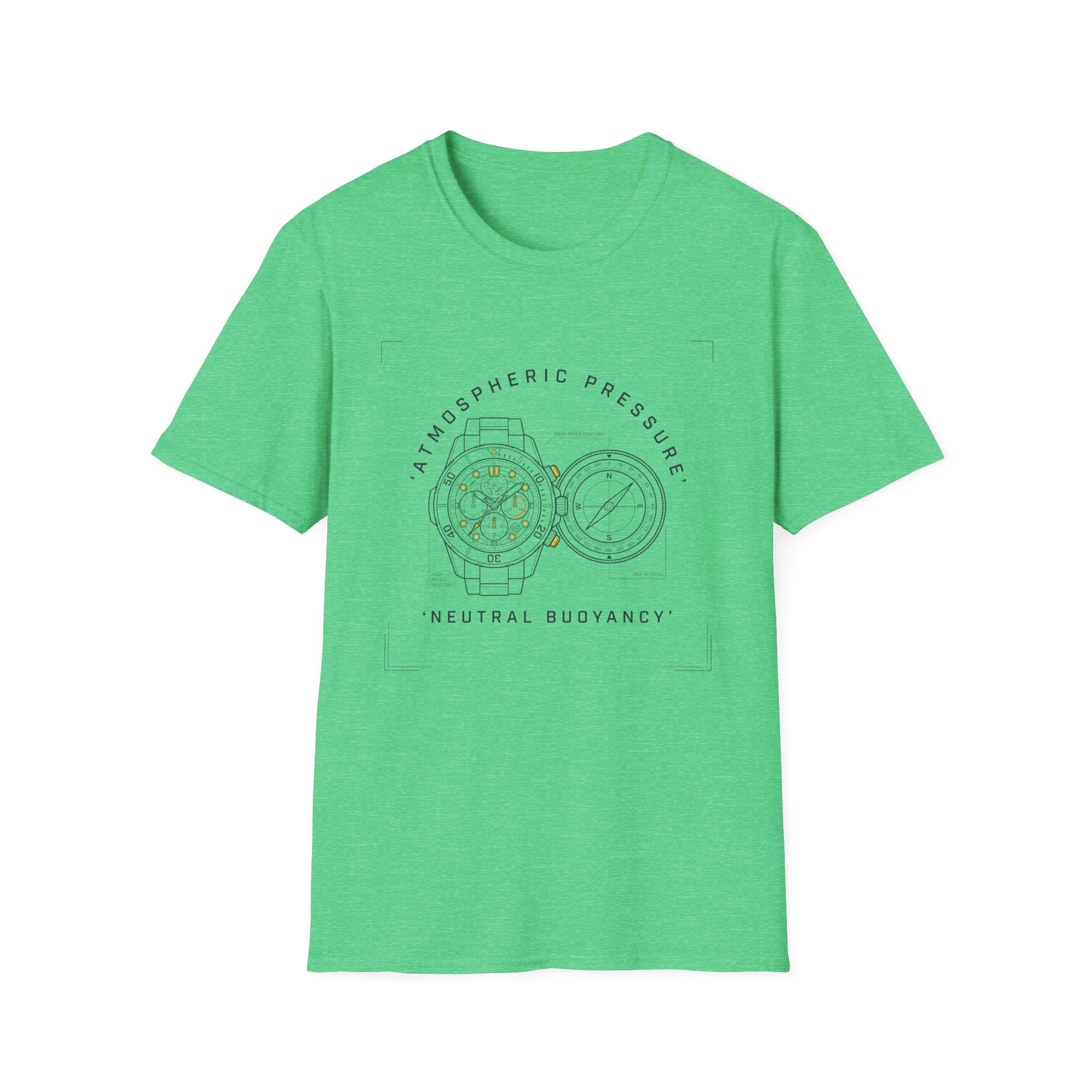 Atmospheric Pressure Diagram T-Shirt — Neutral Buoyancy Science Tee