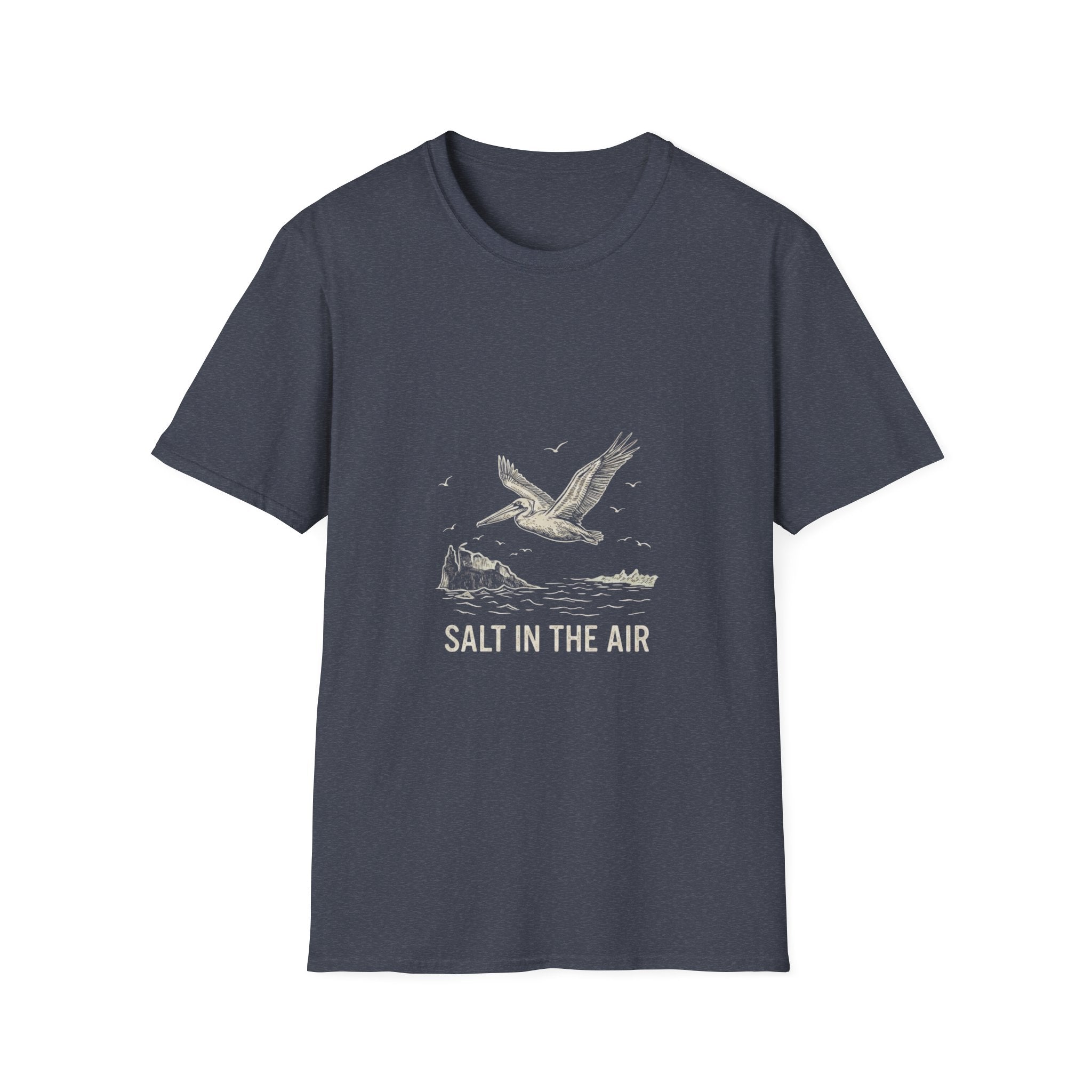 Salt in the Air Seagull Beach T-Shirt