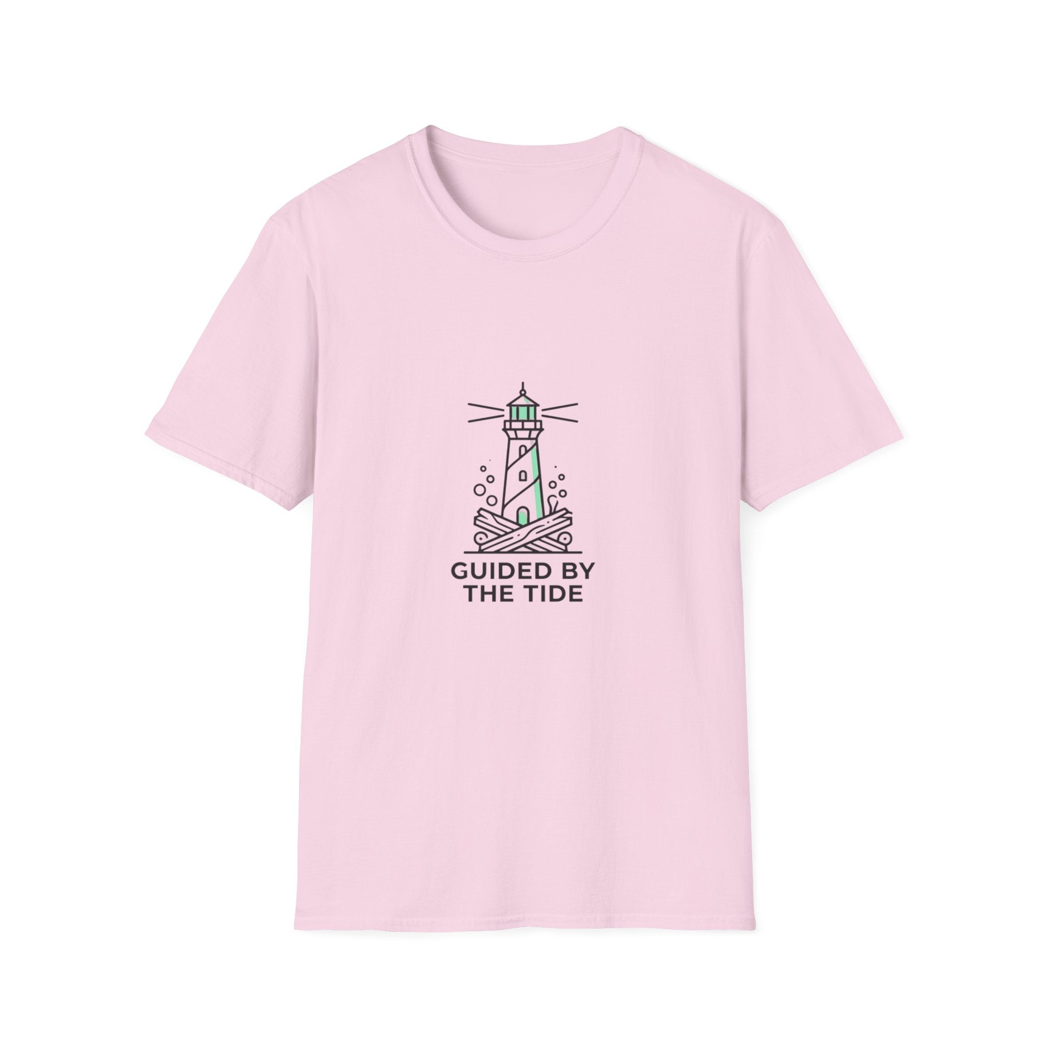 Lighthouse 'Guided by the Tide' Graphic T-Shirt