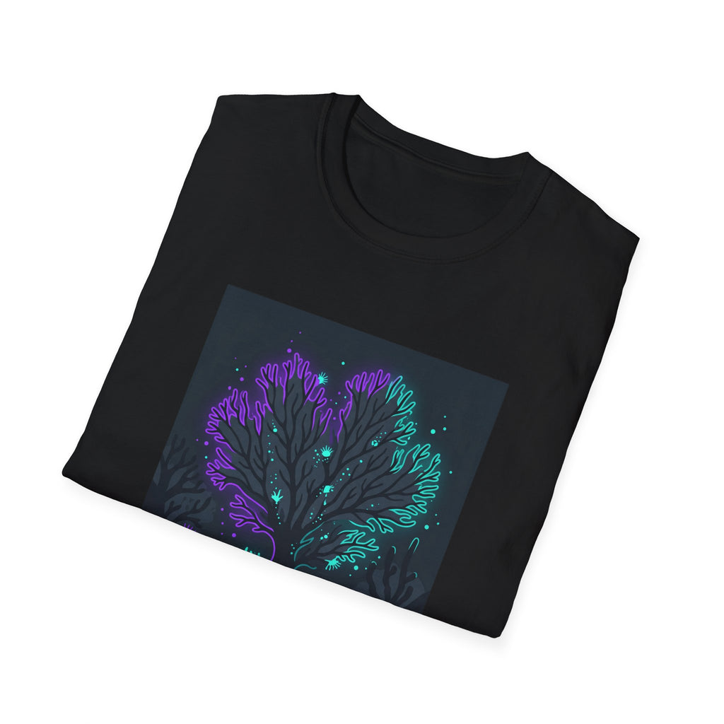 T-shirt Ginkgo clair de lune — Tee-shirt floral Jardin nocturne