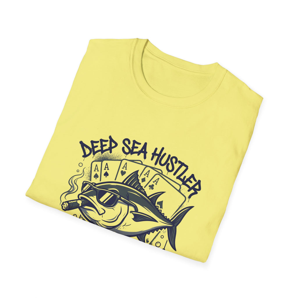 T-shirt Deep Sea Hustler – T-shirt de pêche "Sink Hooks, Stack Aces"