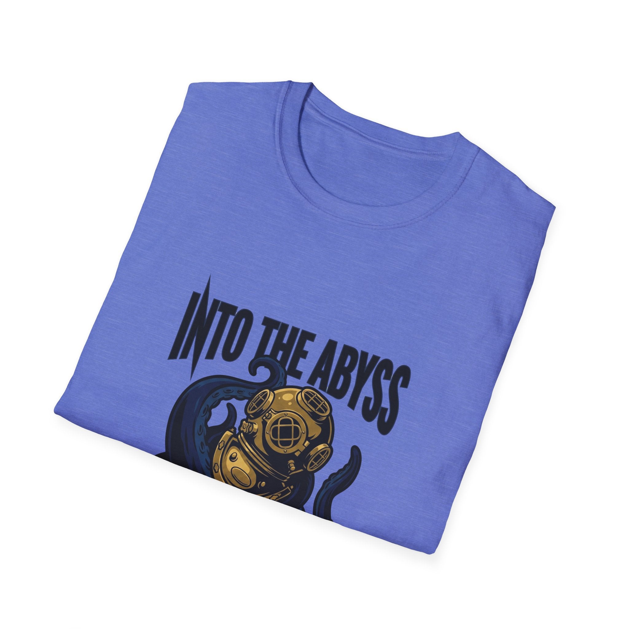 Into the Abyss T-Shirt — Deep Sea Diver & Octopus Graphic Tee