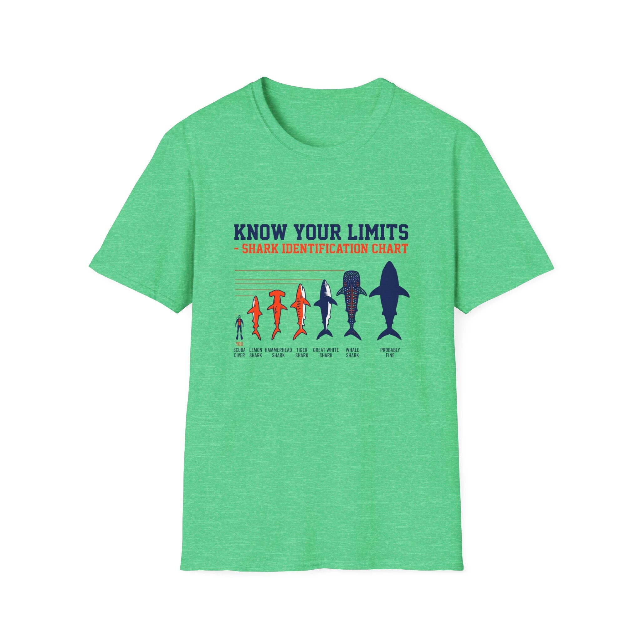 Know Your Limits Shark Identification T-Shirt