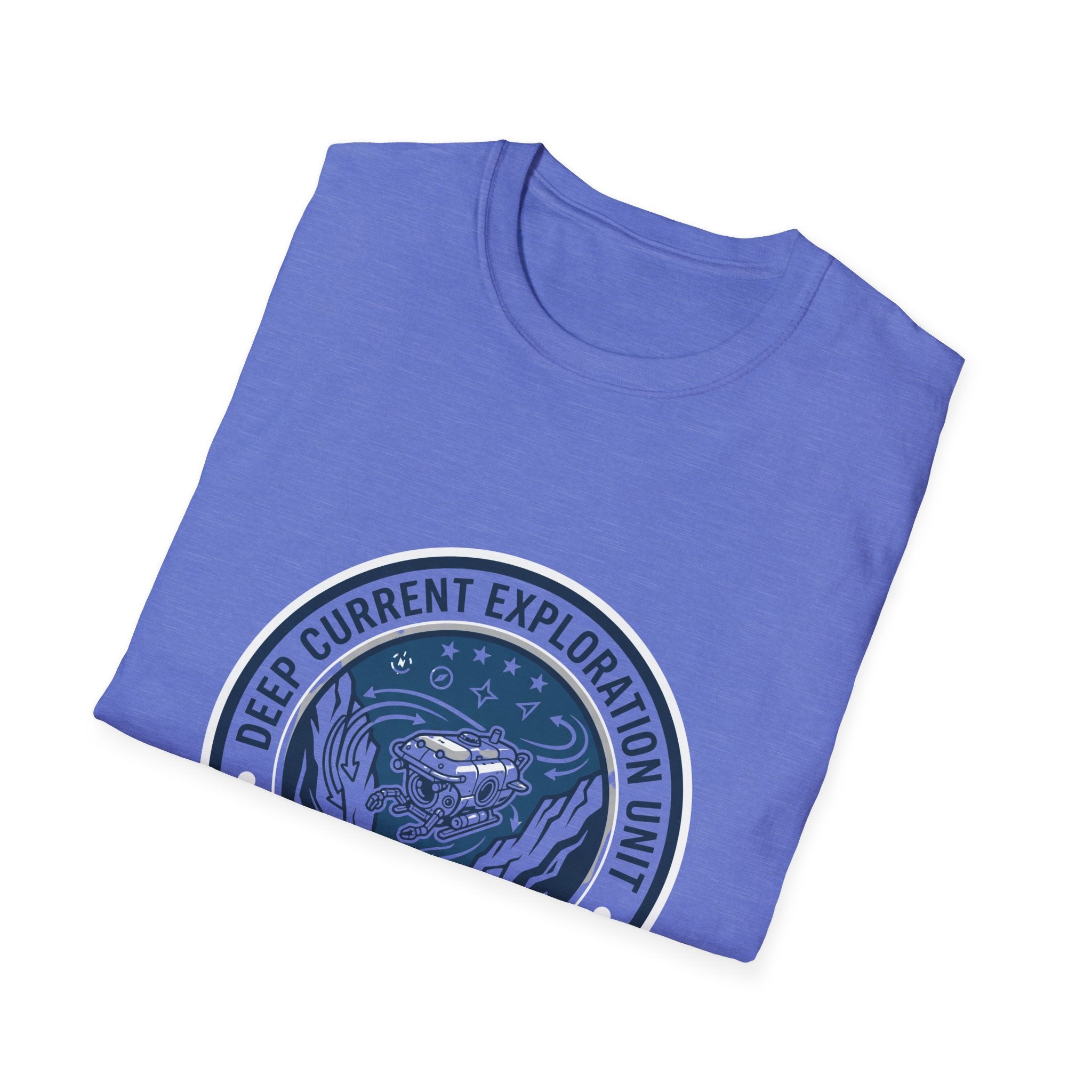T-Shirt — Deep Current Exploration Unit 'Abyssal Zone' Ocean Patch Tee