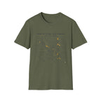 Ocean Current Map T-Shirt — 'Theory of Living with Currents' Nautical Graphic Tee