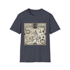 Eastern Seaboard 1718 Vintage Pirate Map T-Shirt