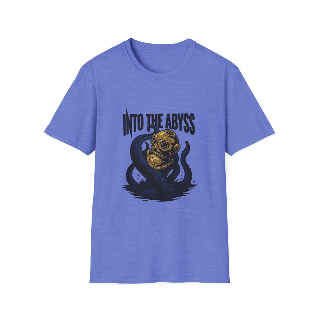 Into the Abyss T-Shirt — Deep Sea Diver & Octopus Graphic Tee