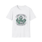 T-shirt Ancre Tête de Mort — "Né de la saumure / Mort ou Profondeur" T-shirt graphique nautique