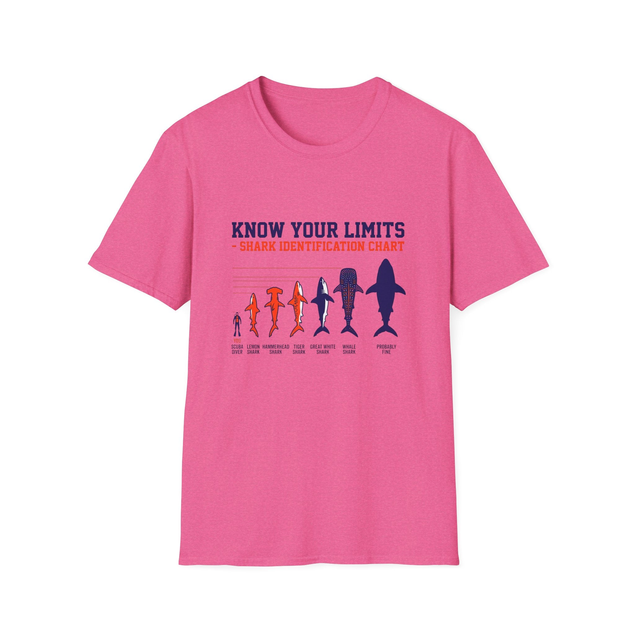 Know Your Limits Shark Identification T-Shirt