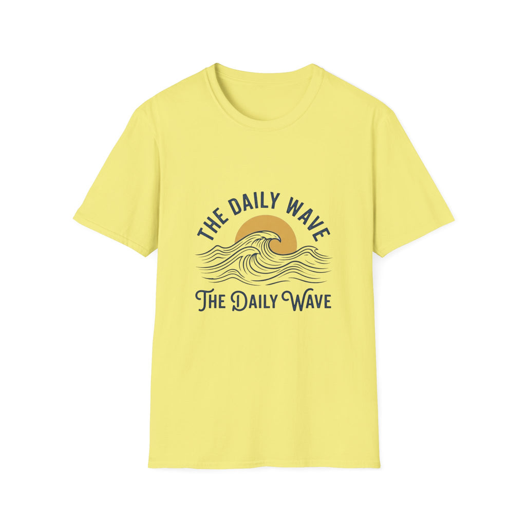Daily Wave T-Shirt — Retro Sunset Surf Tee