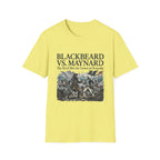 Blackbeard vs. Maynard T‑Shirt — "The Devil Met the Crown at Ocracoke" Historical Pirate Battle Tee