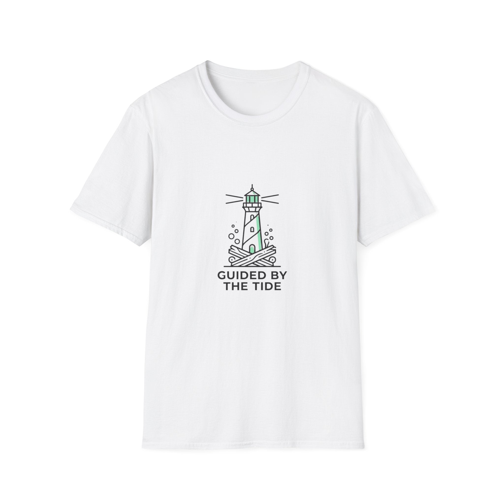 Lighthouse 'Guided by the Tide' Graphic T-Shirt