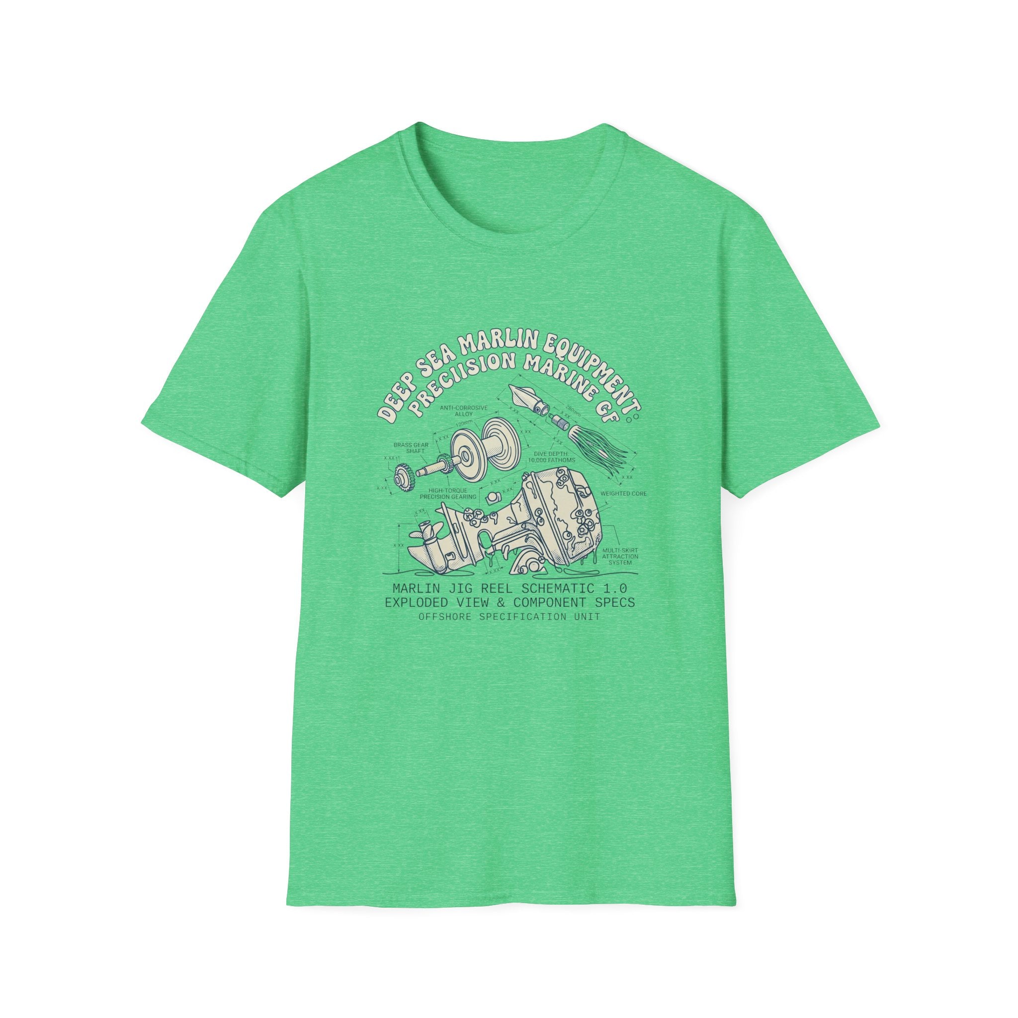 Vintage Space Capsule Diagram T-Shirt — Apollo Rocket Science Illustration Tee