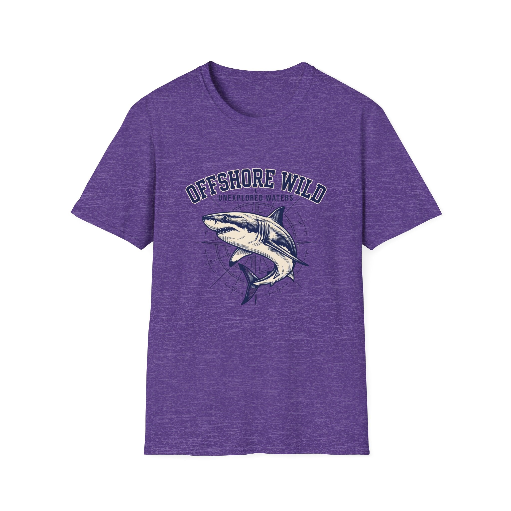 Shark Tee – "Offshore Wild" Graphic Fishing T-Shirt