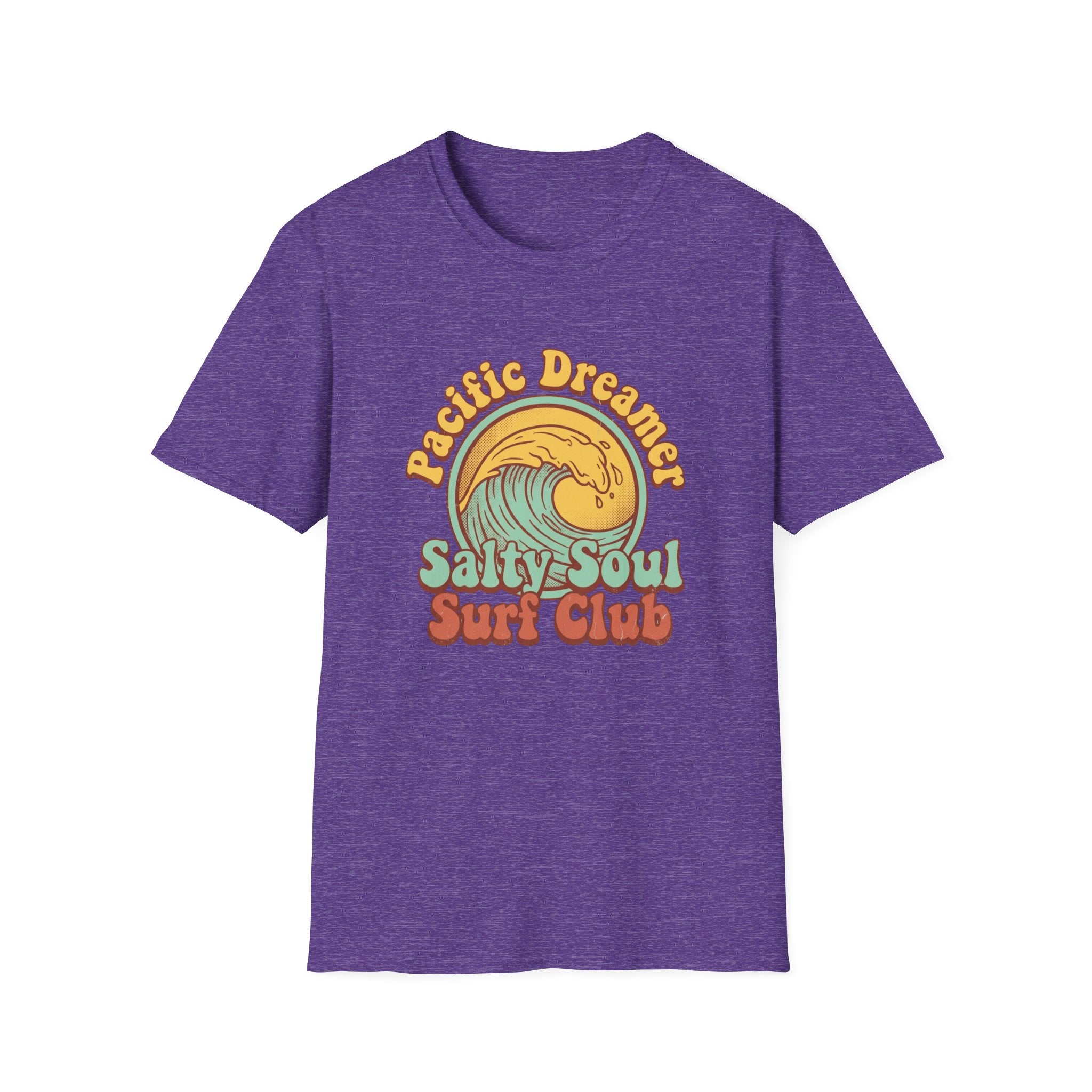 Salty Soul Surf Club T-Shirt — Retro 'Petite Dreamer' Wave Graphic