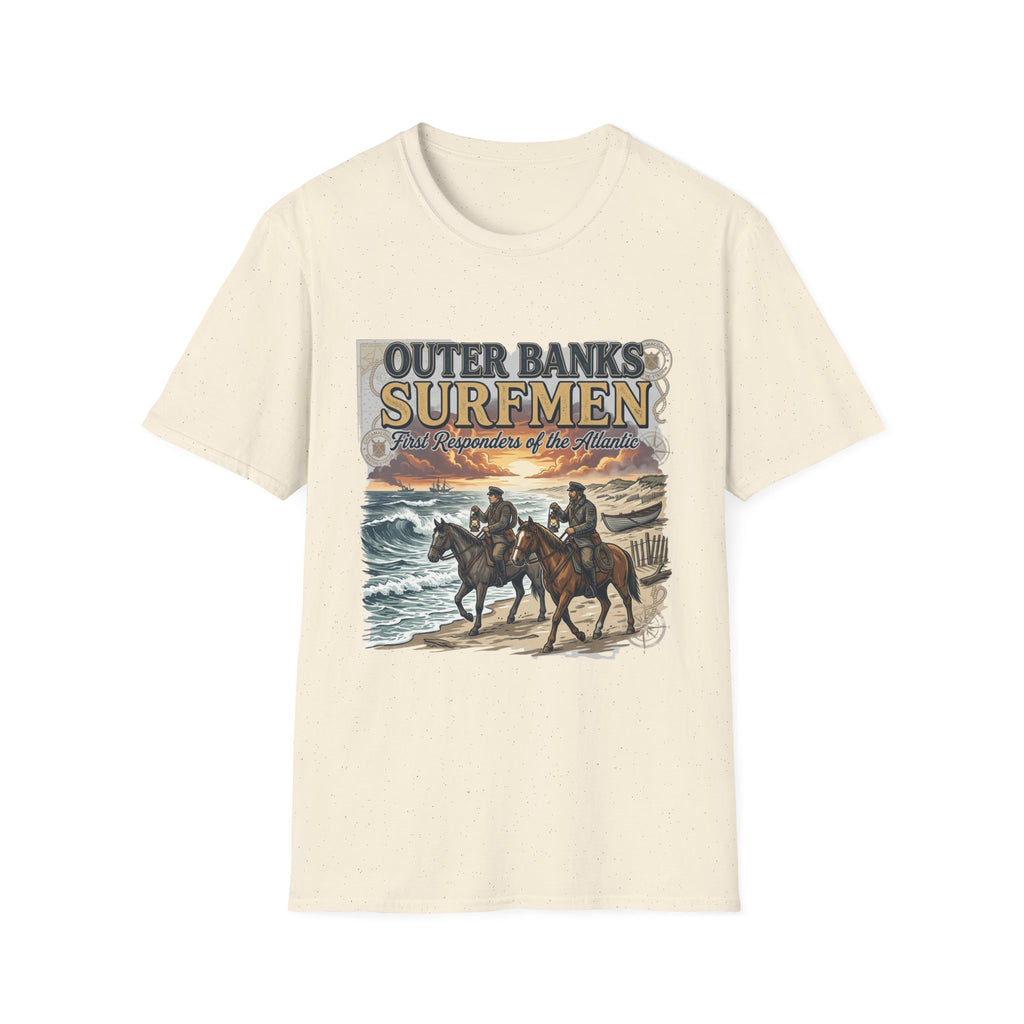 Outer Banks Surfmen T-Shirt — First Responders of the Atlantic Vintage Beach Tee