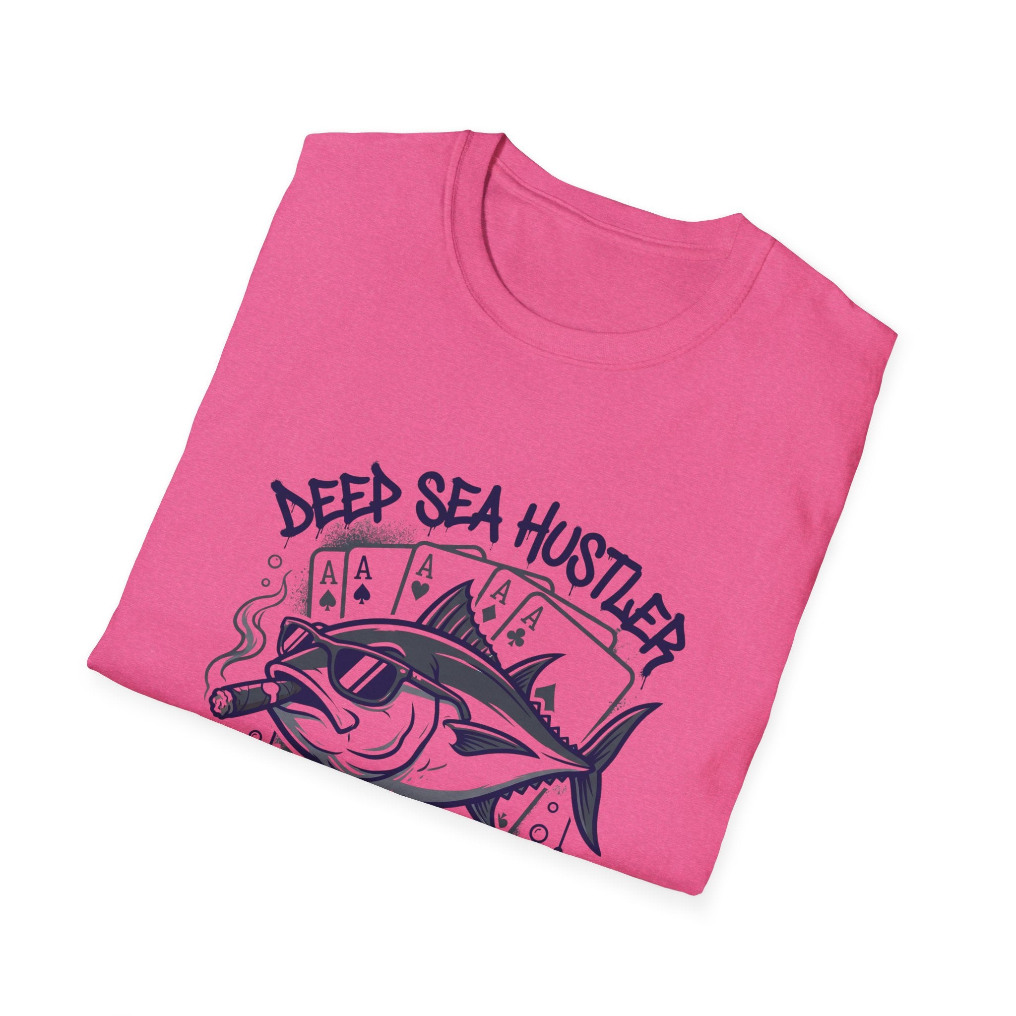 T-shirt Deep Sea Hustler – T-shirt de pêche "Sink Hooks, Stack Aces"