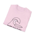 Surf Culture T-Shirt – Minimal Wave Graphic Tee