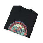 Octopus Bubble Blower T-Shirt — "Professional Bubble Blower" Retro Nautical Tee