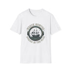 Wreck Hunter T‑Shirt — 'Buried in the Blue' Vintage Shipwreck Design