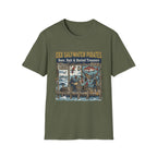 OBX Saltwater Pirates T-Shirt — Beer, Bait & Buried Treasure Coastal Tee
